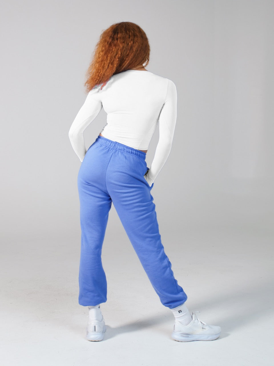 Halo Long Sleeve Baby Tee - White