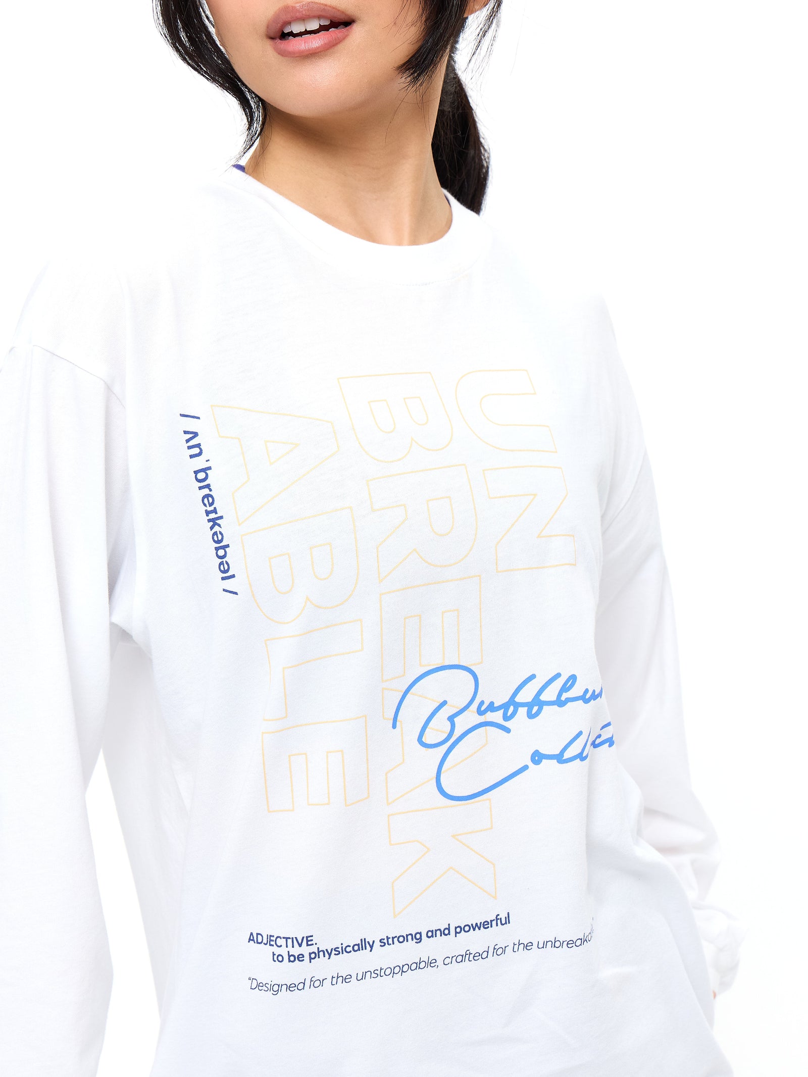 Definition Long Sleeve Tee - White