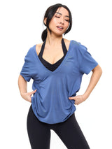 Thumbnail 5 of V Neck Pump Cover - Denim Blue, 5 of 7