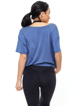 Thumbnail 3 of V Neck Pump Cover - Denim Blue, 3 of 7