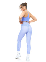 Legacy Legging - Azul Bossy Print