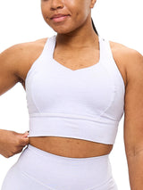 Thumbnail 1 of Twilight Dream Heather Sports Bra - Heather Lavender, 1 of 5