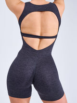Thumbnail 2 of Dream Heathered Bodysuit - Black Heather, 2 of 7