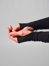 Thumbnail 5 of Halo Long Sleeve Hip Tee - Onyx Black, 5 of 6