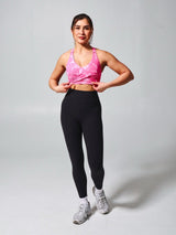 Thumbnail 2 of Candy Wrap Sports Bra - Essential Print, 2 of 7