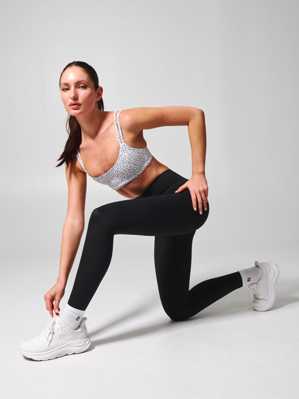 Elysium Sports Bra - Dalmatian Print