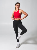 Thumbnail 2 of Wicked Zip Sports Bra - Lipstick Red, 2 of 8