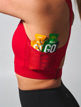 Thumbnail 7 of Wicked Zip Sports Bra - Lipstick Red, 7 of 8