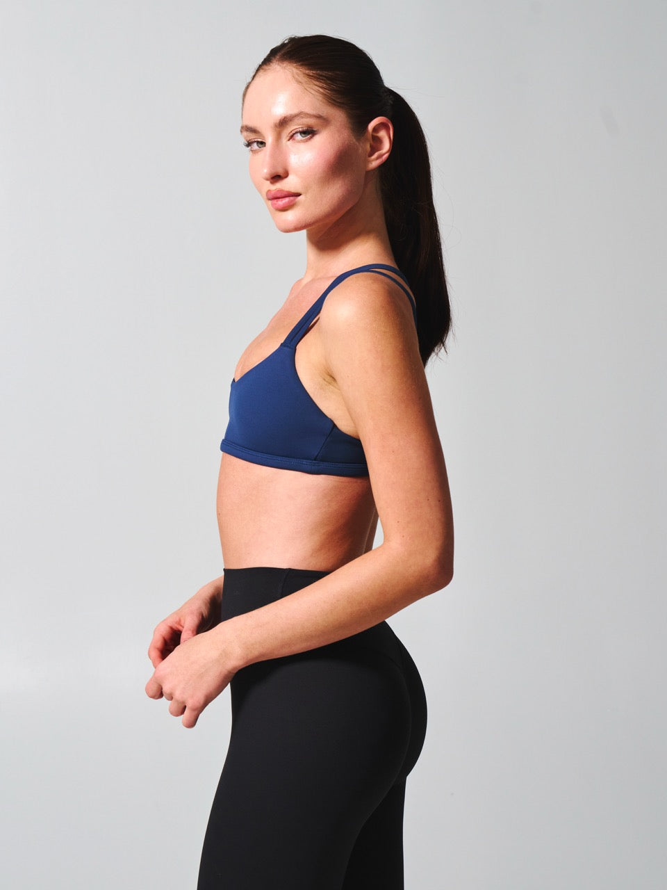 Elysium Sports Bra - Baked Blue