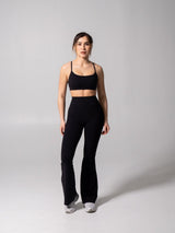 Thumbnail 2 of Legacy Flare Legging - Onyx Black, 2 of 6
