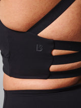 Thumbnail 6 of Candy Wrap Sports Bra - Onyx Black, 6 of 6