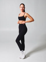 Thumbnail 2 of Contour Pocket Legging - Onyx Black, 2 of 7