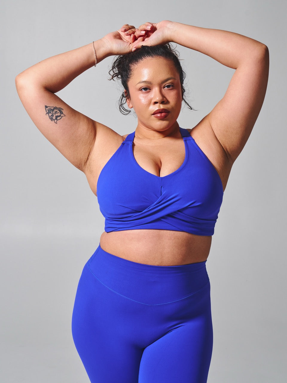 Candy Wrap Sports Bra - Rio Blue