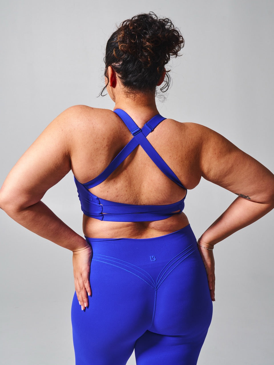 Candy Wrap Sports Bra - Rio Blue