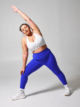 Thumbnail 1 of Candy Wrap Sports Bra - White, 1 of 7