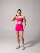 Thumbnail 4 of Reversible Sports Bra - Lipstick Red and Miami Vice, 4 of 10