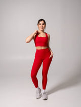 Thumbnail 2 of Revolution Sports Bra - Lipstick Red, 2 of 5