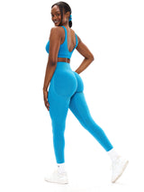 Thumbnail 5 of Scoop Seamless Sports Bra - Warhead, 5 of 5