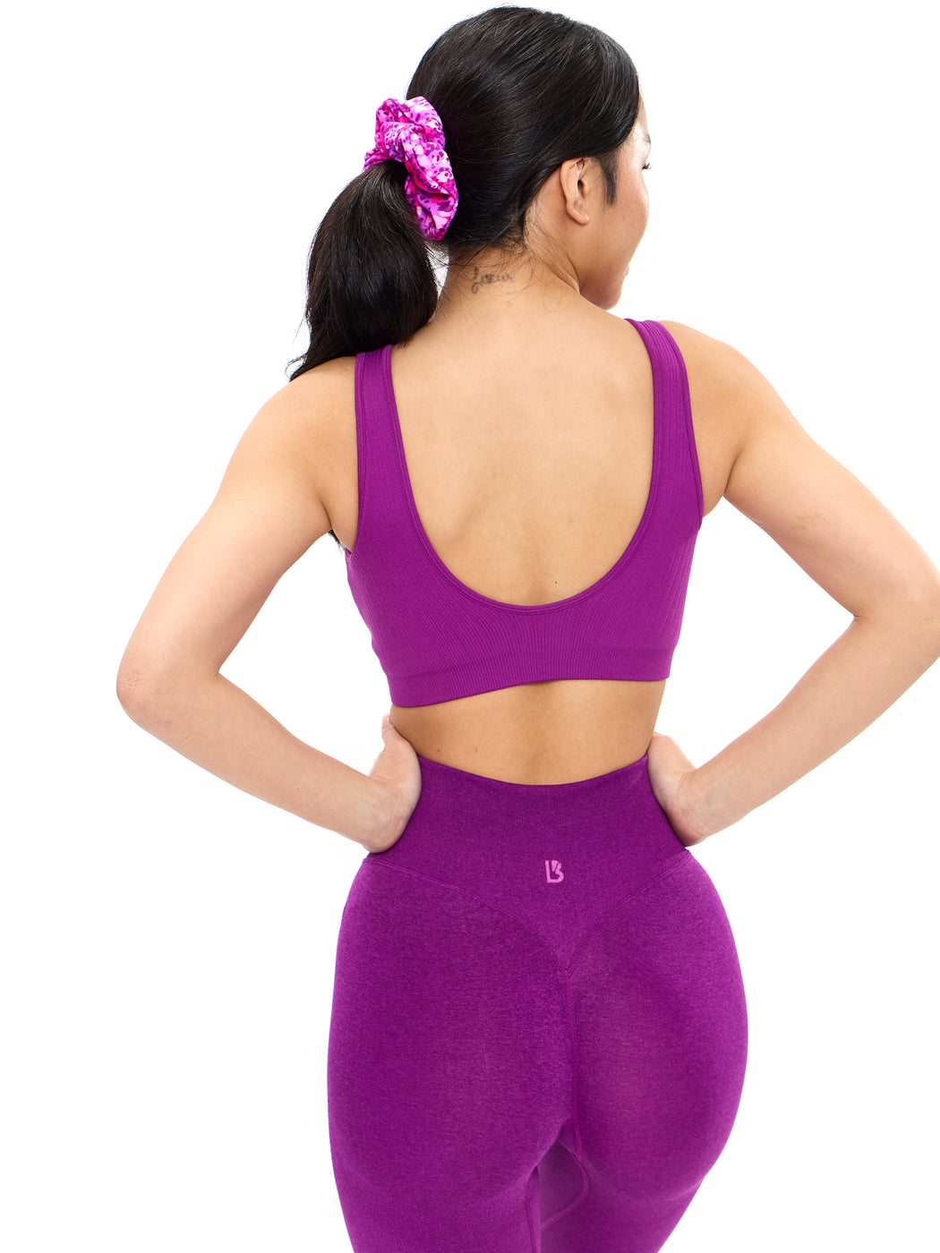 Scoop Seamless Sports Bra - Grape Juice