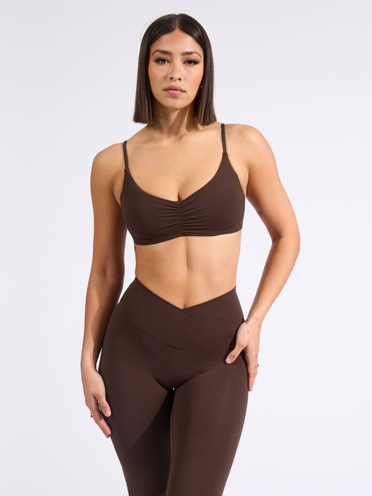 Buttercup Sports Bra - Cold Brew