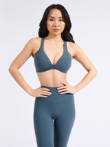 Thumbnail 4 of Twisted Curve Sports Bra - Enchanted Teal, 4 of 6
