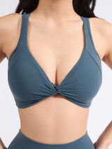 Thumbnail 6 of Twisted Curve Sports Bra - Enchanted Teal, 6 of 6