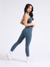 Thumbnail 2 of Twisted Curve Sports Bra - Enchanted Teal, 2 of 6