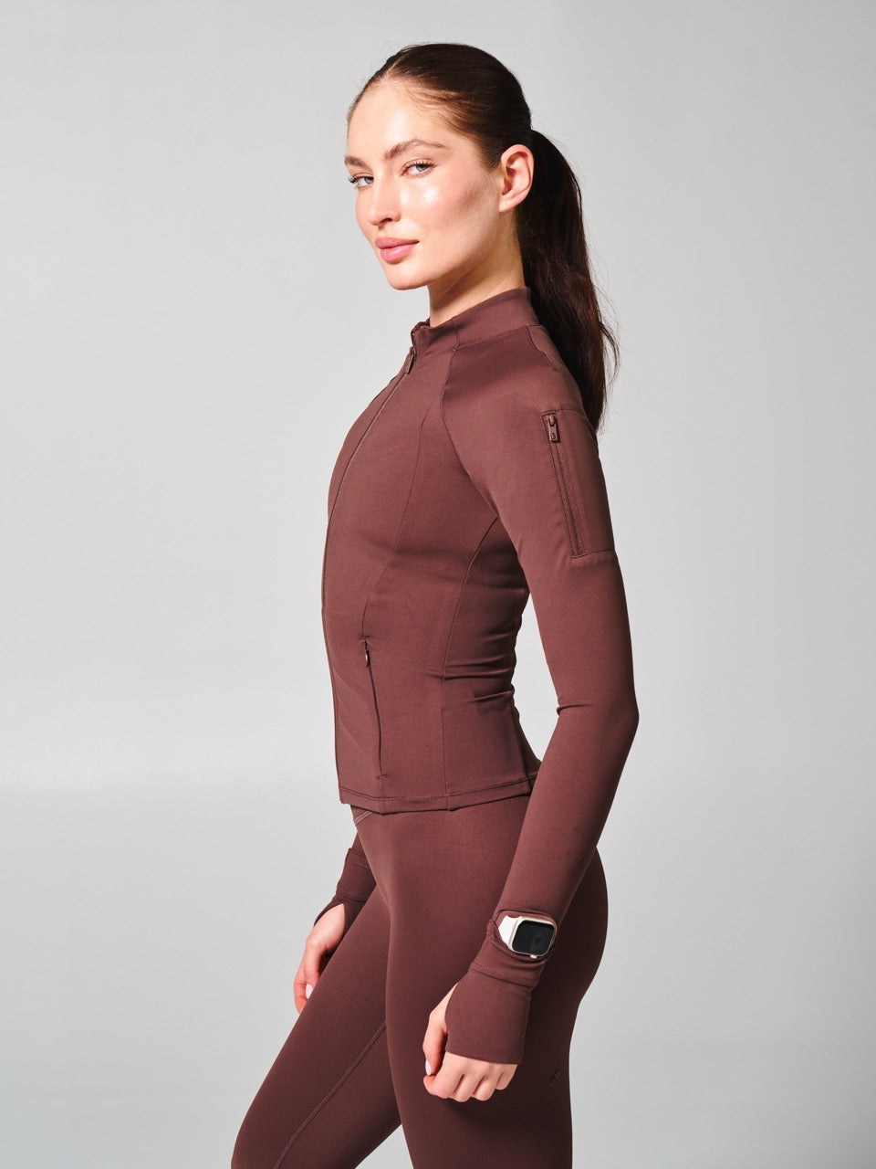 Elysium Zip Jacket - Espresso
