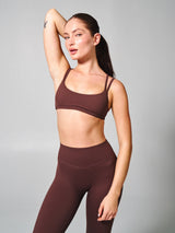 Thumbnail 2 of Elysium Sports Bra - Espresso, 2 of 5