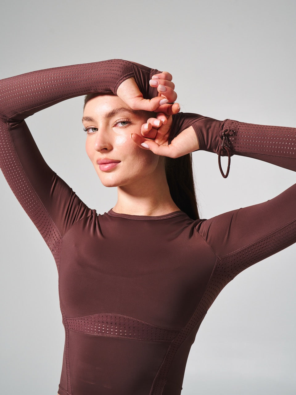 Storm Waist Top - Espresso