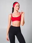 Elysium Sports Bra - Lipstick Red