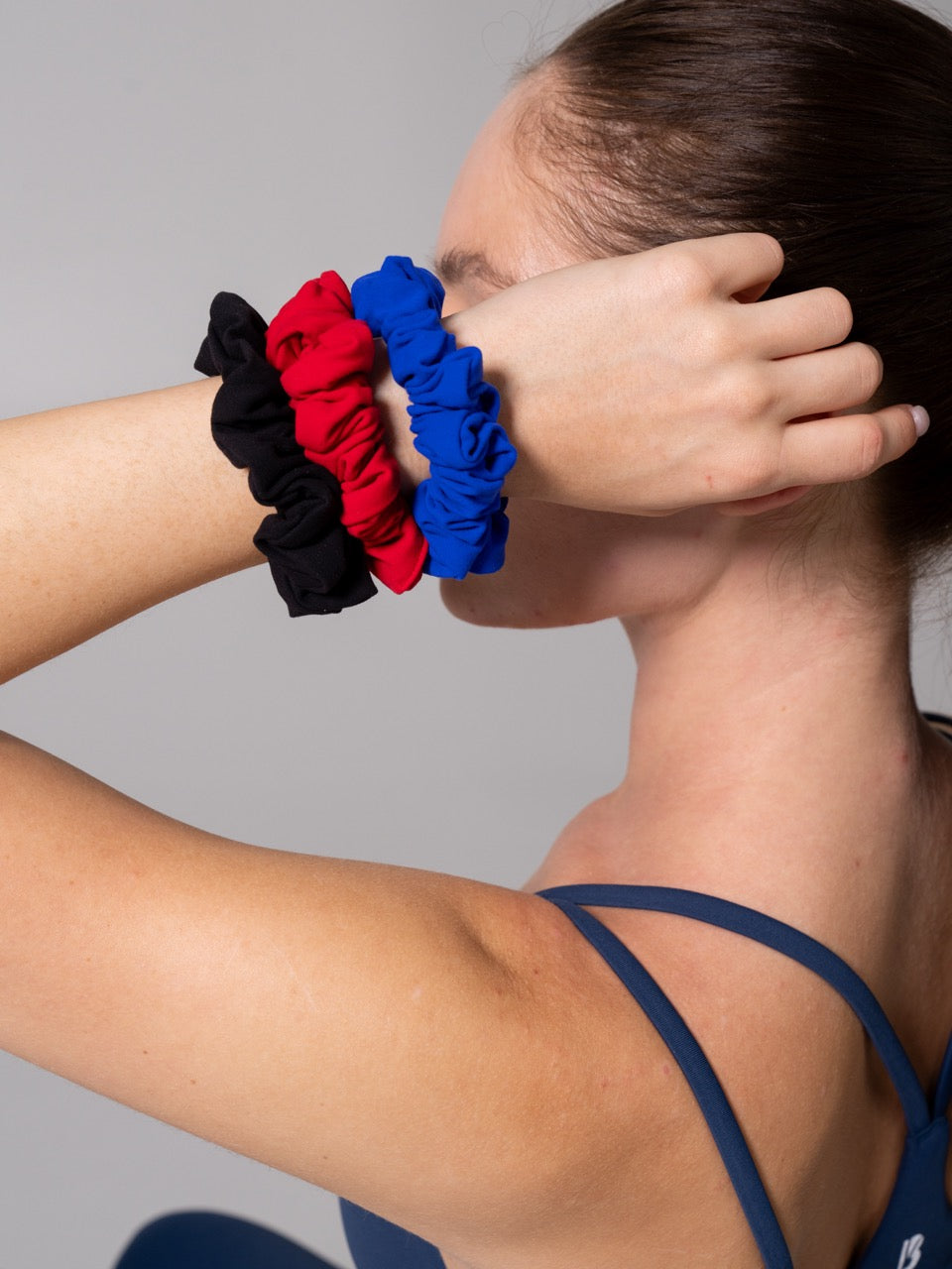 3 Pack Micro Nubre Scrunchie - Essential Neutrals