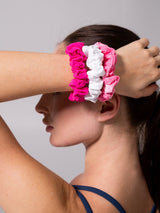 Thumbnail 2 of 3 Pack Micro Nubre Scrunchie - Essential Brights, 2 of 5