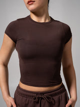 Thumbnail 1 of Halo Baby Tee - Espresso, 1 of 7