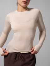 Thumbnail 5 of Halo Long Sleeve Hip Tee - Stardust, 5 of 6