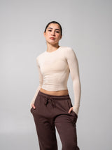 Thumbnail 2 of Halo Long Sleeve Baby Tee - Stardust, 2 of 7