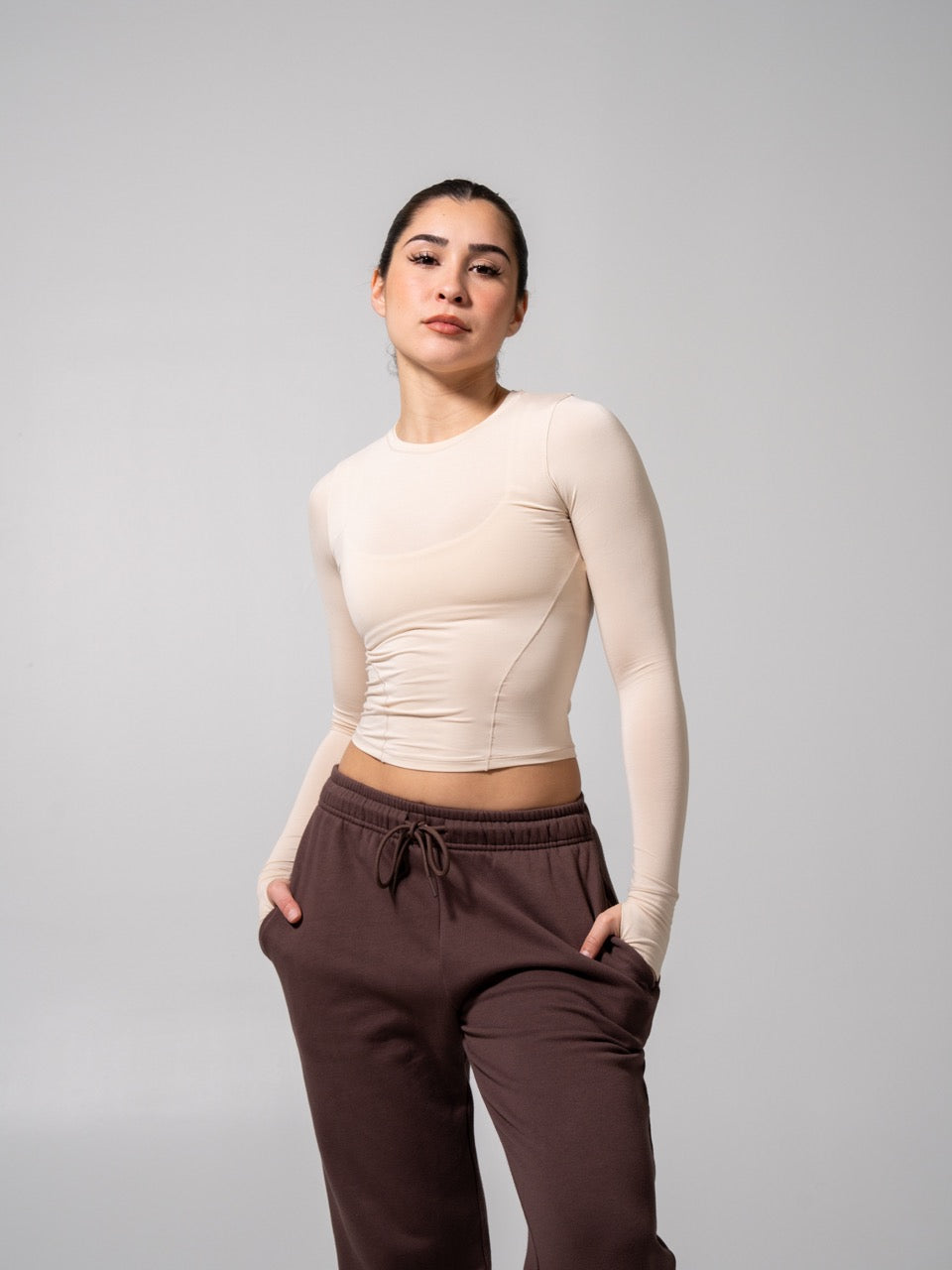 Halo Long Sleeve Baby Tee - Stardust