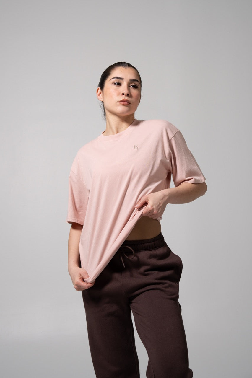 Essential Short Sleeve Tee - Strawberry Milk