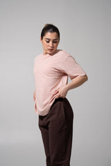 Thumbnail 4 of Essential Short Sleeve Tee - Strawberry Milk, 4 of 7