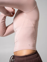 Thumbnail 5 of Halo Long Sleeve Baby Tee - Strawberry Milk, 5 of 7