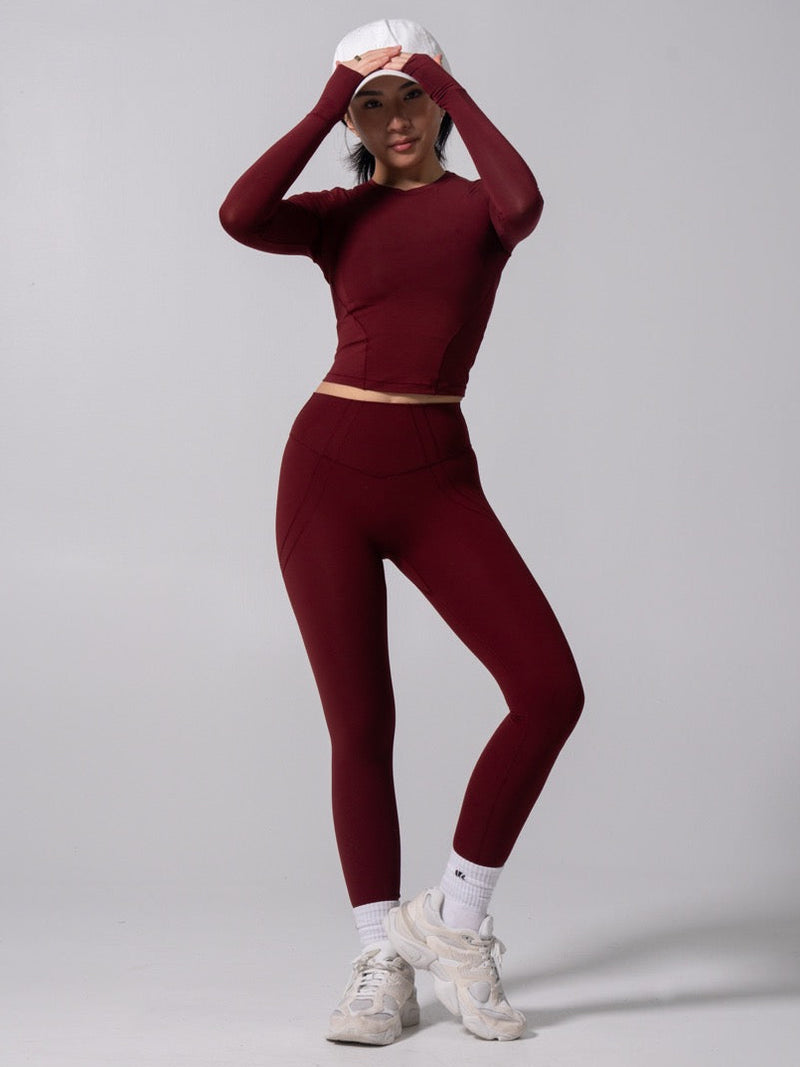 Halo Long Sleeve Baby Tee - Vineyard