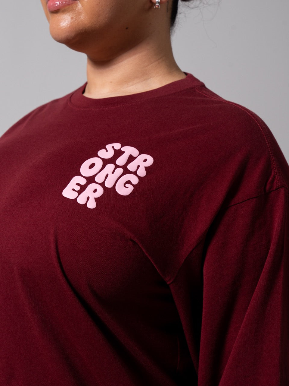 Stronger Long Sleeve Tee - Vineyard