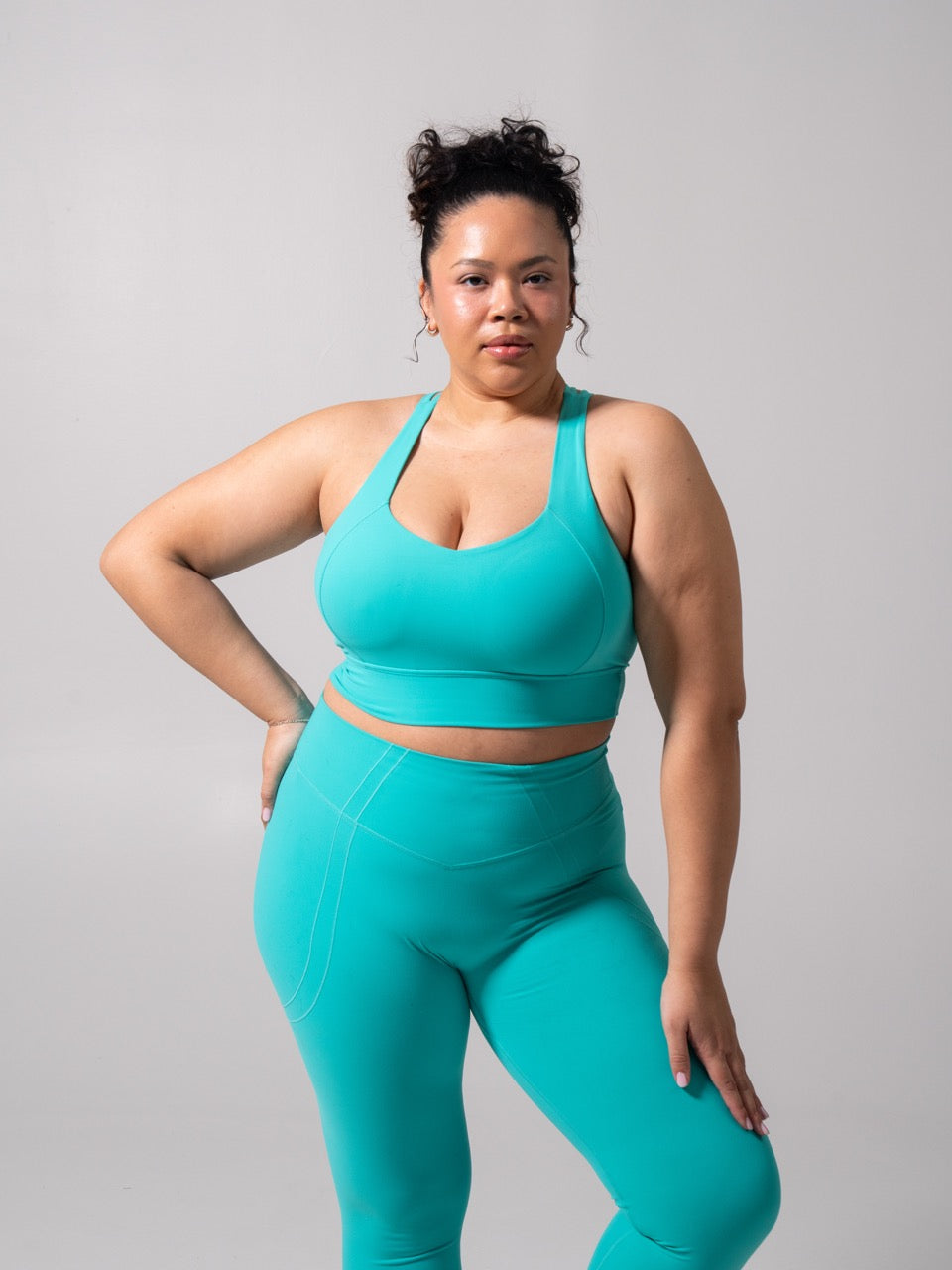 Nubre Twilight Sports Bra - Teal Me Later
