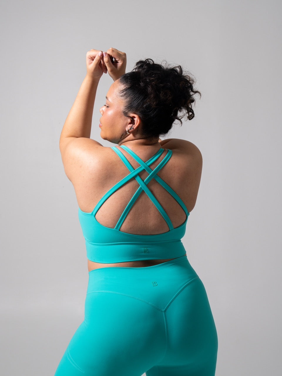 Nubre Twilight Sports Bra - Teal Me Later