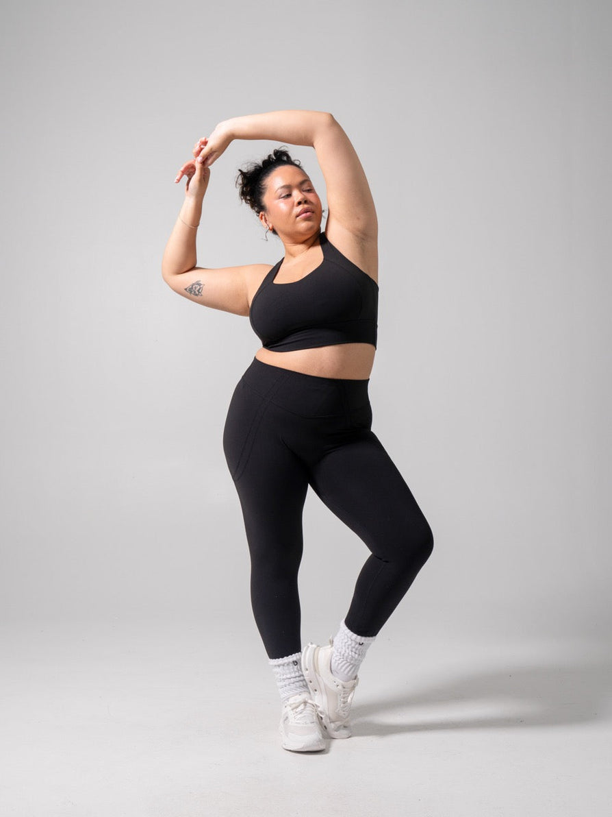 Nubre Twilight Sports Bra - Onyx Black