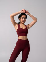 Thumbnail 3 of Nubre Twilight Sports Bra - Vineyard, 3 of 8