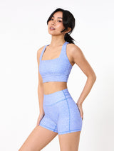 Thumbnail 3 of Revolution Sports Bra - Azul Bossy Print, 3 of 6