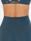 Candid Cross Waist Legging - Enchanted Teal