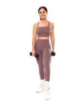 Thumbnail 5 of Bloom Sports Bra - Mocha Berry, 5 of 6