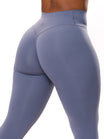 Candid Cross Waist Legging - Barista Blue